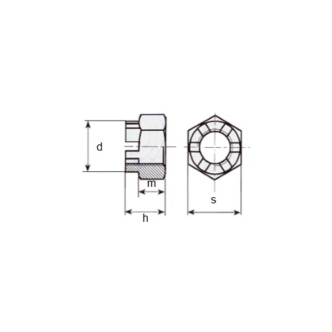 DADO AD INTAGLIO (DADO A CORONA) ALTO GREZZO UNI 5593