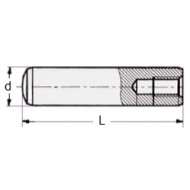 SPINE CILINDRICHE con foro estrazione  ISO 8735  UNI 6364-B  DIN 7979