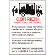 CARTELLO INFORMAZIONI PER CORRIERI